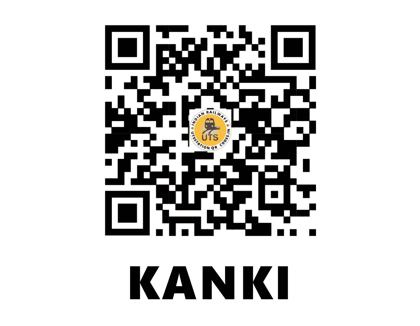 UTS QR Code for KANKI - KKA (NF - WEST BENGAL)